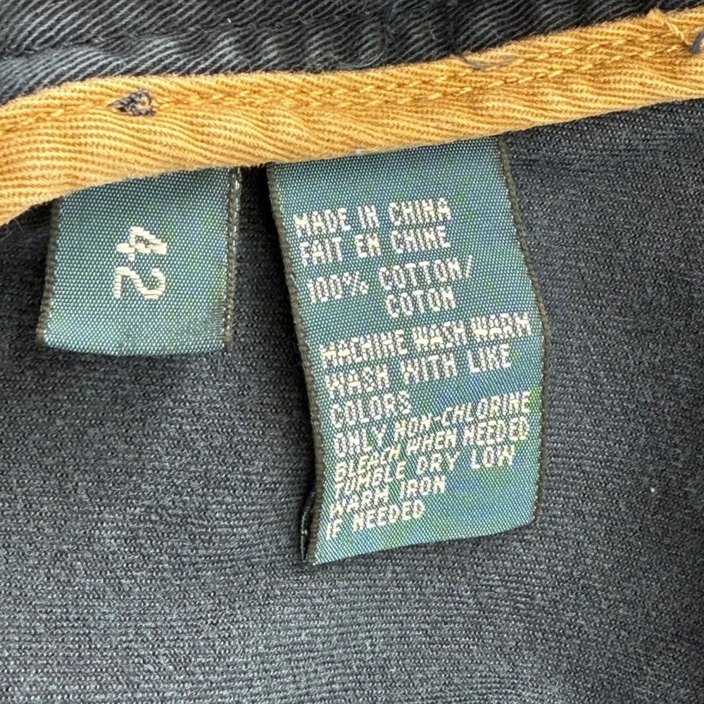 Polo Ralph Lauren Cargo Shorts Mens 42 Navy Blue Classic Polo Chino Cotton Twill